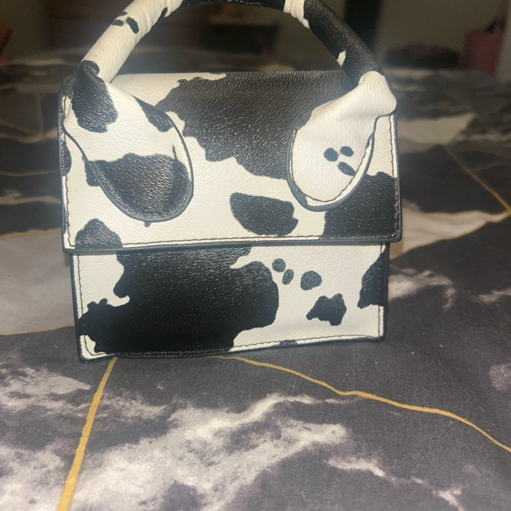 Elegant Black and White Mini Bag